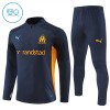 Sudadera De Entrenamiento Olympique de Marseille Cremallera De Cuarto 2024-25 Armada - Niño